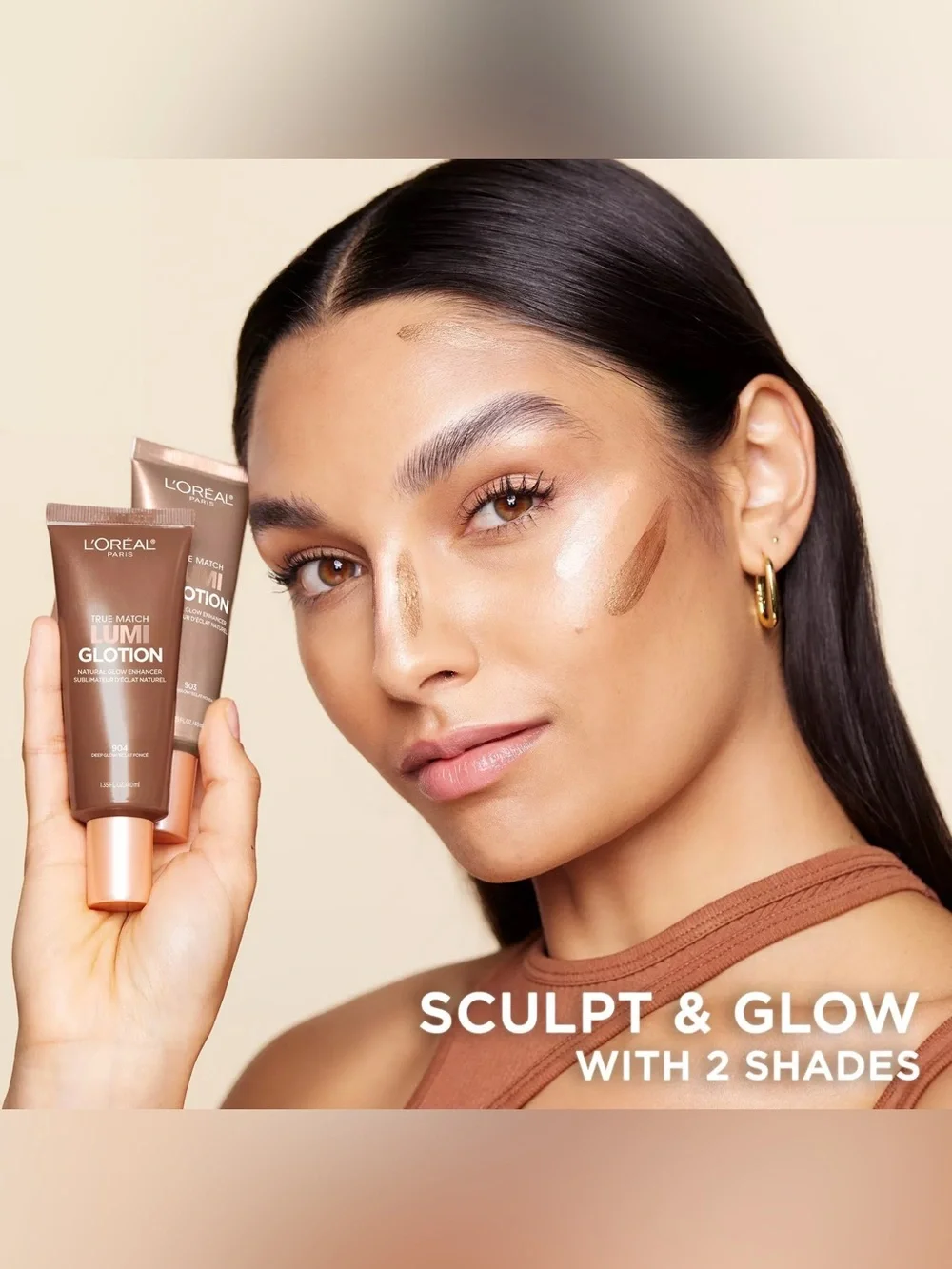 L'Oréal Lumi Glotion Natural Glow Bronzing Enhancer - 905 Rich, NEW